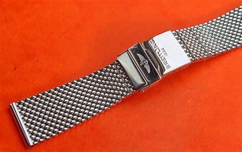 breitling mesh bracelet 22mm|breitling superocean mesh bracelet.